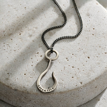 Men's Personalised Hook Necklace