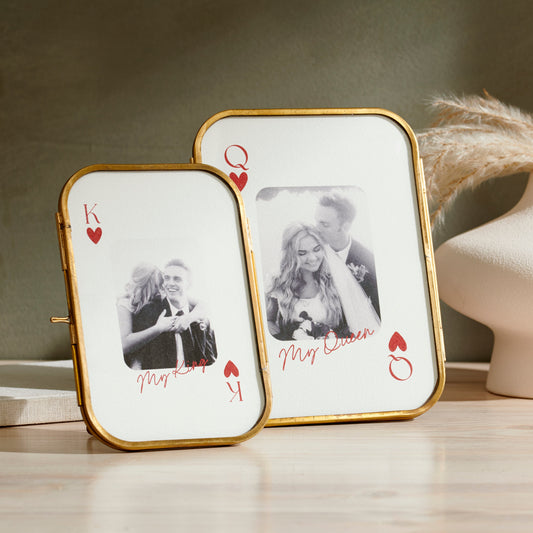 Personalised Playing Card Photo Frame