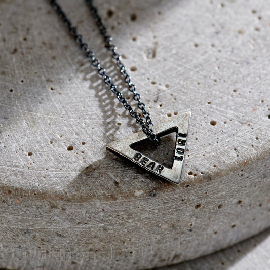 Men’s Personalised Mini Triangle Necklace