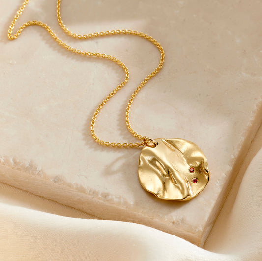 Personalised Fortune Disc Necklace