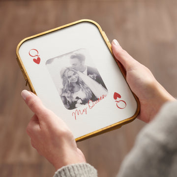 Personalised Playing Card Photo Frame