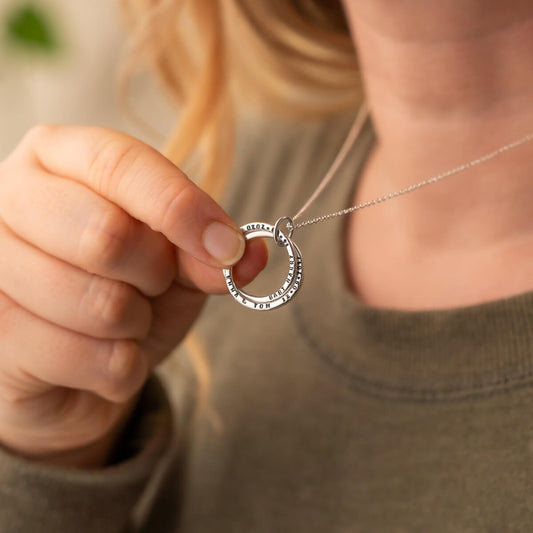 Personalised Interlinking Names Necklace